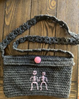 Grey Skelly Purse